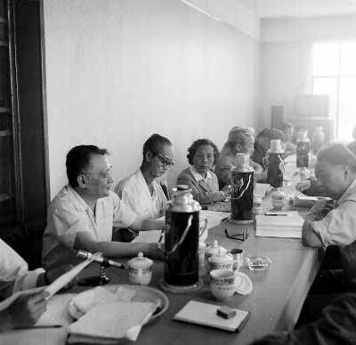 1980年，出席全国政协五届三次会议的北京组的委员们进行小组讨论。郑理 摄.jpg