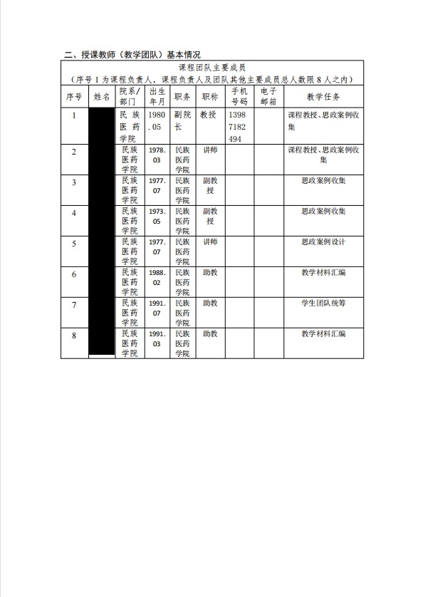 课程思政示范课（民族植物学）3