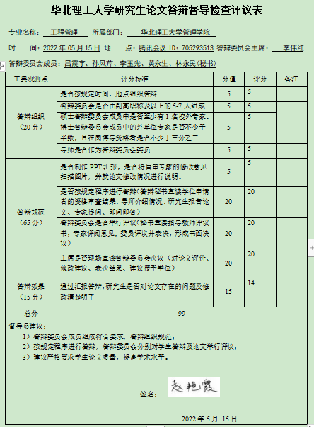 图2:校级督导专家赵艳霞进行答辩意见评议.png 图2:校级督导专家赵艳霞进行答辩意见评议.png