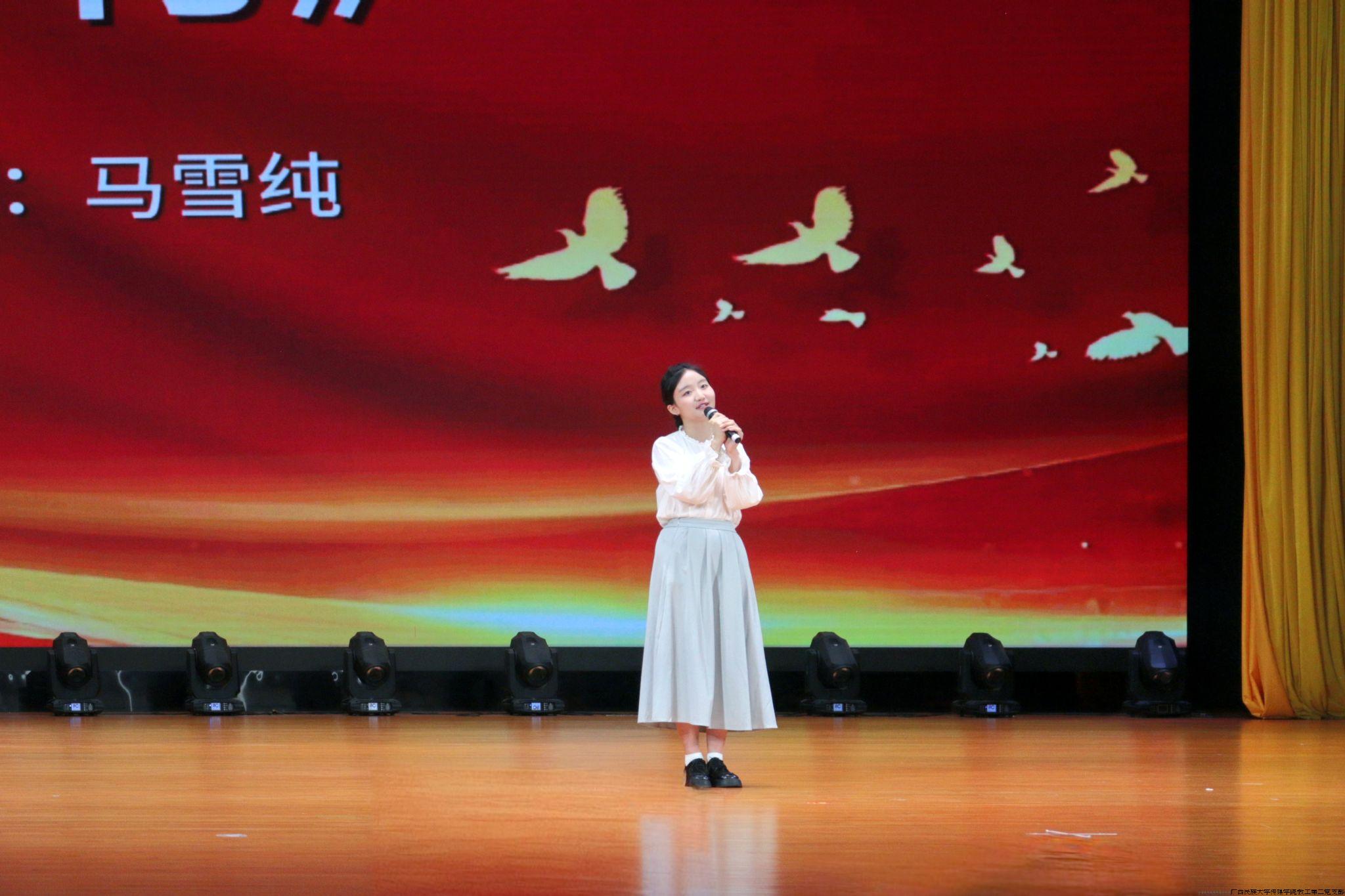 非专业个人组马雪纯朗诵《不朽》