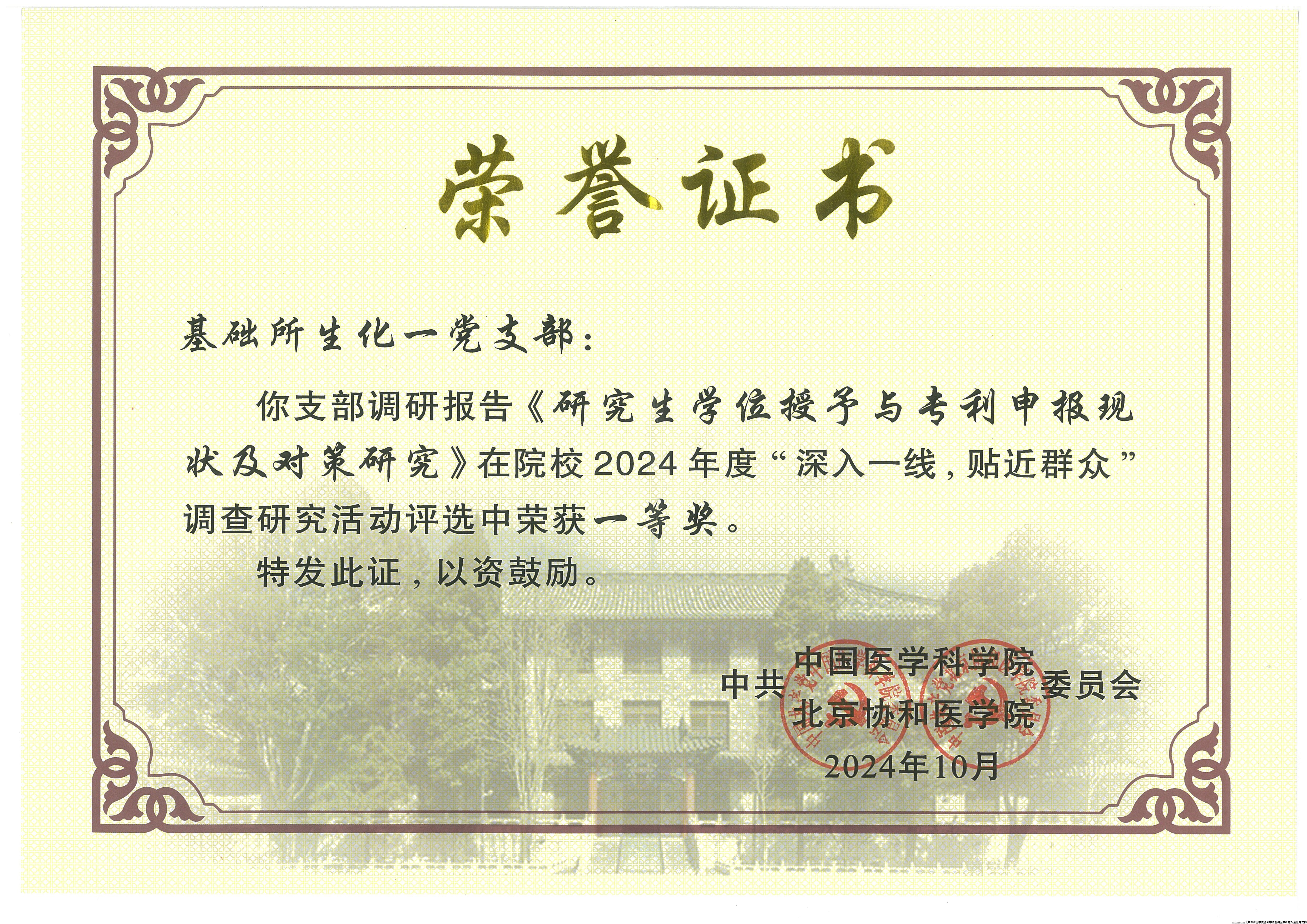 生化一支部调研报告一等奖证书.jpg